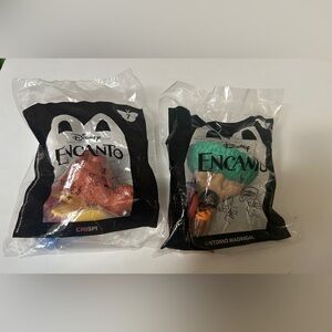 2 Disney Encanto CHISPI & Antonio Madrigal McDonald’s Happy Meal Toys - NWT